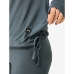 Super.Natural Damen Voyage Funnel Hoodie (Größe S, grau)