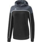 ERIMA Damen Kapuzensweat CHANGE hoody, Größe 36 in Schwarz