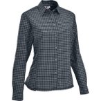 MAUL Damen Bluse Mosel - 1/1 Flanellbluse karo, Größe 44 in Grau