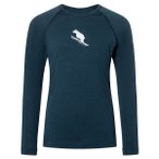 super.natural - Kid's Flear175 L/S - Merinounterwäsche Gr 110 blau