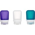 humangear GoToob+ 3er Pack - 3 x 53 ml Tube transparent-violett-türkis