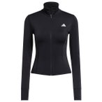 adidas - Women's Workout Essentials Zip Through Jacket - Longsleeve Gr L schwarz
