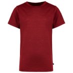 Heber Peak - Kid's MerinoMix150 PineconeHe. II T-Shirt - Merinoshirt Gr 92 rot