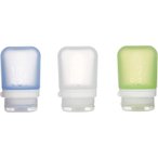 humangear GoToob+ 3er Pack - 3 x 53 ml Tube transparent-grün-blau