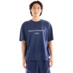New Balance Trackside Herren T-Shirt ( Dunkelblau L)