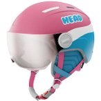 HEAD Kinder Helm MAJA Visor pink/blue, Größe XXS in Pink
