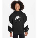 NIKE Kinder Kapuzensweat K AIR FLC PO HOODIE -PD, Größe S in Weiß