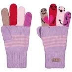 Barts - Kid's Puppet Gloves - Handschuhe Gr 3 lila/rosa