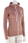 Ortovox Fleece Grid Hoody Damen Fleecejacke-Dunkel-Rot-XL