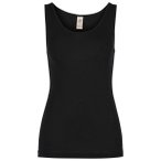 Engel - Women's Trägerhemd - Merinounterwäsche Gr 34/36 schwarz