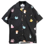 LAKOR - Coral Short Sleeve Shirt - Hemd Gr S schwarz
