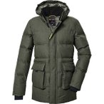 KILLTEC Kinder Mantel KOW 375 BYS QLTD PRK, Größe 164 in Grün