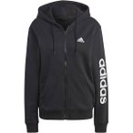 ADIDAS Damen Jacke Essentials Linear French Terry, Größe XS in Schwarz