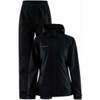 CRAFT Damen Regenset Core Explore Rain Set W, Größe XL in Schwarz