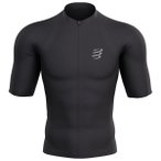 Compressport - Trail Racing Postural S/S Top - Laufshirt Gr L grau/schwarz