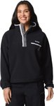 Columbia - Fleece mit Halbdruck - Helvetia II Cropped Half Snap Fleece Black fü