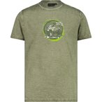 CMP Boys Print  Kinder  T-Shirts oliv Größe 116 Lifestyle  Hautfreundlich