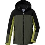 KILLTEC Kinder Funktionsjacke KOW 223 BYS JCKT, Größe 176 in Grün