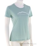 Löffler Print Weltklasse Merino-Light Damen T-Shirt-Grün-40