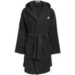 ADIDAS Herren Mantel Hooded Bademantel, Größe XS in Schwarz