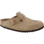 Birkenstock Boston Weichbettung Veloursleder Herren Sandalen ( Beige 47 EU |)