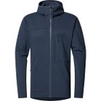 Haglöfs Herren Rosson Mid Hoodie Jacke (Größe L, blau)