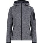 CMP Zip   Damen  Fleecejacke grau Größe L Trekking Atmungsaktiv