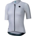 Bergzeit Basics Jeuf Pro Race Carbon Trikot Damen  Radtrikots weiss Größe L Mo