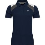 HEAD Damen Polo CLUB 22 Tech Polo Shirt W, Größe L in Blau