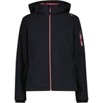 CMP Softshell   Damen  Softshelljacke schwarz Größe XS Trekking  Wasserabweise