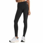 New Balance Sleek Pocket High Rise Damen Lauftights ( Schwarz L Größe,)