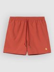Carhartt WIP Chase Swim Boardshorts oxide red / gold Gr. XS