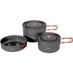 Robens Basecamp Pro Ceramic XL Topfset  Camping Kochgeschirr grau Größe One Si