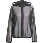 ADIDAS Damen Kapuzensweat Soft Lux Mesh Full-Zip, Größe L in Grau