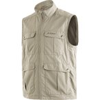Maier Sports Valdemar Weste Herren  Fleecewesten beige Größe XL Trekking  Wide