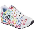 SKECHERS Damen Freizeitschuhe UNO - SPREAD THE LOVE, Größe 37 in Weiß
