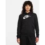 NIKE Damen Kapuzensweat W NSW CLUB FLC GX STD PO HDY, Größe M in Schwarz