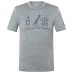 super.natural - Van Life Bio Jersey Tee - Merinoshirt Gr M grau