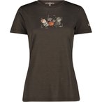 CMP Print  Damen  T-Shirts grau Größe XS Trekking  Hautfreundlich