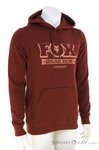 Fox Banner Fleece Herren Sweater-Dunkel-Rot-M