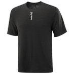 Salomon - Ultra Short Sleeve Tee - Laufshirt Gr S schwarz