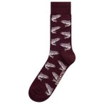 DEDICATED - Socks Sigtuna Trout Fig - Multifunktionssocken 36-40 rot