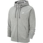 NIKE Herren Unterjacke M NSW CLUB HOODIE FZ FT, Größe XXL in Grau