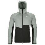 Ortovox - Fleece Rib Hoody - Fleecejacke Gr M grau/schwarz