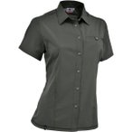 MAUL Damen Polo Oria UV50 - 1/2 Bluse uni, ela, Größe 38 in Grau