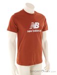 New Balance Sport Essentials Logo Herren T-Shirt-Dunkel-Rot-L