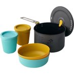 Sea to Summit Frontier UL One Pot Cook Set - 2L Pot + 2 Medium Bowls + 2 Cups bl