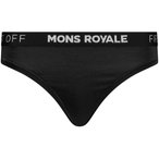 Mons Royale Stratos Merino  Damen  Kurze Unterhose schwarz Größe XS   Elastisc