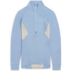 Bergans Inner:Pure Merino Half Zip  Damen  Langarm Unterhemden light dusty blue-
