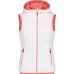 CMP Damen Weste WOMAN REVERSE VEST FIX HOOD, Größe 38 in Weiß
